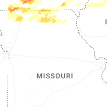 Regional Hail Map for Columbia, MO - Thursday, June 11, 2026