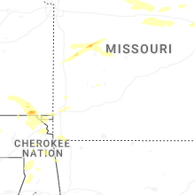 Regional Hail Map for Springfield, MO - Thursday, June 11, 2026