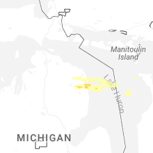 Regional Hail Map for Alpena, MI - Saturday, June 13, 2026
