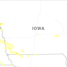 Regional Hail Map for Des Moines, IA - Saturday, June 13, 2026