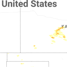 Regional Hail Map for Garden City, KS - Saturday, June 13, 2026