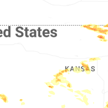 Regional Hail Map for Hays, KS - Saturday, June 13, 2026