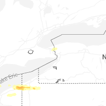 Regional Hail Map for Buffalo, NY - Sunday, June 14, 2026