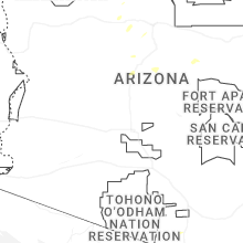Regional Hail Map for Phoenix, AZ - Sunday, June 14, 2026