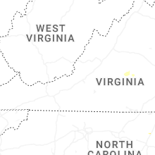 Regional Hail Map for Roanoke, VA - Sunday, June 14, 2026