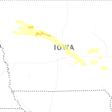 Regional Hail Map for Des Moines, IA - Tuesday, June 16, 2026