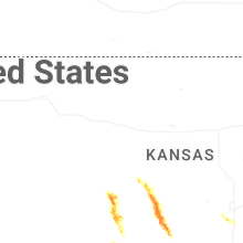 Regional Hail Map for Hays, KS - Tuesday, June 16, 2026