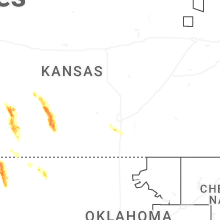 Regional Hail Map for Wichita, KS - Tuesday, June 16, 2026