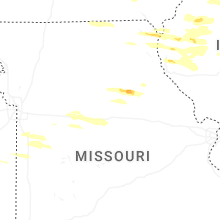 Regional Hail Map for Columbia, MO - Wednesday, June 17, 2026