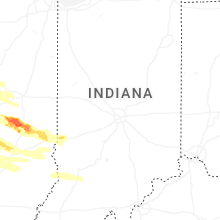 Regional Hail Map for Indianapolis, IN - Wednesday, June 17, 2026