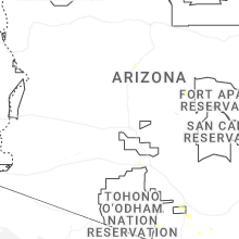 Regional Hail Map for Phoenix, AZ - Wednesday, June 17, 2026