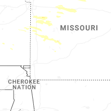 Regional Hail Map for Springfield, MO - Wednesday, June 17, 2026