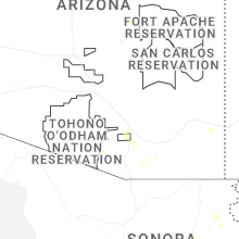 Regional Hail Map for Tucson, AZ - Wednesday, June 17, 2026