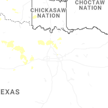 Regional Hail Map for Dallas, TX - Thursday, June 18, 2026