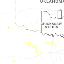 Regional Hail Map for Wichita Falls, TX - Thursday, June 18, 2026