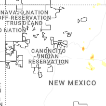 Regional Hail Map for Albuquerque, NM - Friday, June 19, 2026