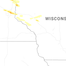 Regional Hail Map for La Crosse, WI - Friday, June 19, 2026