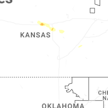 Regional Hail Map for Wichita, KS - Friday, June 19, 2026