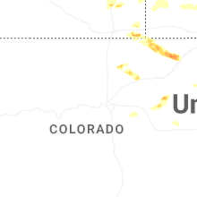 Regional Hail Map for Denver, CO - Saturday, June 20, 2026