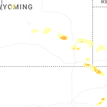 Regional Hail Map for Laramie, WY - Saturday, June 20, 2026