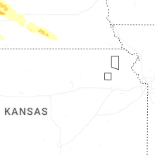 Regional Hail Map for Manhattan, KS - Saturday, June 20, 2026