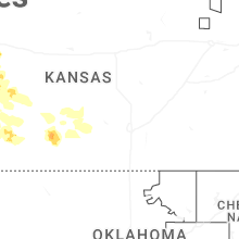 Regional Hail Map for Wichita, KS - Saturday, June 20, 2026