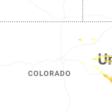 Regional Hail Map for Denver, CO - Sunday, June 21, 2026
