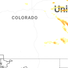 Regional Hail Map for Pueblo, CO - Sunday, June 21, 2026