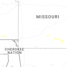 Regional Hail Map for Springfield, MO - Sunday, June 21, 2026