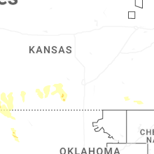 Regional Hail Map for Wichita, KS - Sunday, June 21, 2026