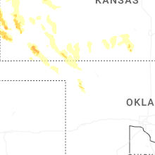 Regional Hail Map for Woodward, OK - Sunday, June 21, 2026