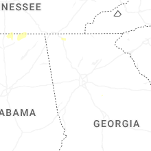 Regional Hail Map for Atlanta, GA - Monday, June 22, 2026