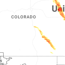 Regional Hail Map for Pueblo, CO - Monday, June 22, 2026