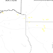 Regional Hail Map for Shreveport, LA - Monday, June 22, 2026