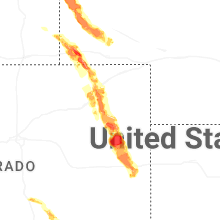 Regional Hail Map for Yuma, CO - Monday, June 22, 2026