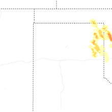 Regional Hail Map for Amarillo, TX - Tuesday, June 23, 2026