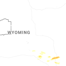 Regional Hail Map for Casper, WY - Tuesday, June 23, 2026