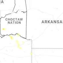 Regional Hail Map for Nashville, AR - Tuesday, June 23, 2026