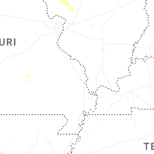 Regional Hail Map for Cape Girardeau, MO - Wednesday, June 24, 2026