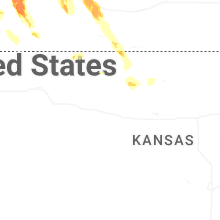 Regional Hail Map for Hays, KS - Wednesday, June 24, 2026