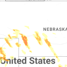 Hail Map for north-platte-ne 2026-06-24