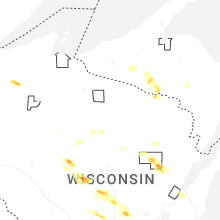 Regional Hail Map for Rhinelander, WI - Wednesday, June 24, 2026