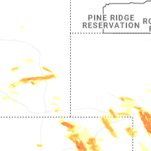 Regional Hail Map for Scottsbluff, NE - Wednesday, June 24, 2026