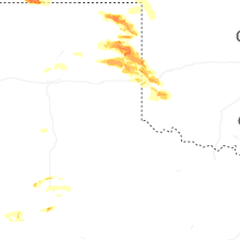 Regional Hail Map for Childress, TX - Thursday, June 25, 2026