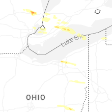 Regional Hail Map for Cleveland, OH - Thursday, June 25, 2026