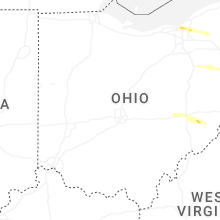 Regional Hail Map for Columbus, OH - Thursday, June 25, 2026
