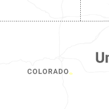 Regional Hail Map for Denver, CO - Thursday, June 25, 2026