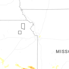 Regional Hail Map for Kansas City, MO - Thursday, June 25, 2026