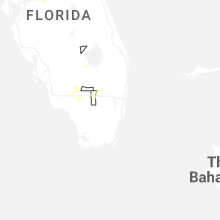 Regional Hail Map for Miami, FL - Thursday, June 25, 2026