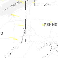 Regional Hail Map for Pittsburgh, PA - Thursday, June 25, 2026